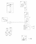 Part Location Diagram of 697069 Briggs and Stratton Piston Assembly-std